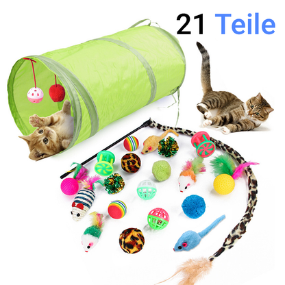 Katzenspielzeug Set interaktiv Detailansicht